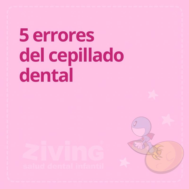 5 errores del cepillado dental