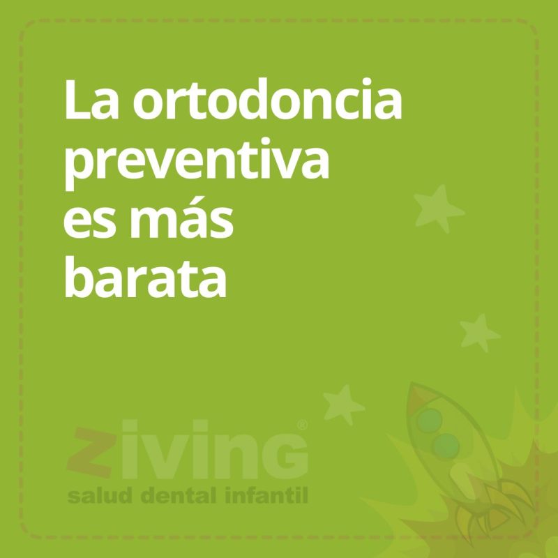 La ortodoncia preventiva es más barata