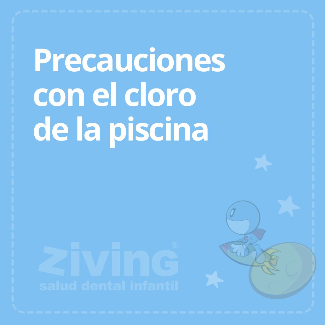 Precauciones con el cloro de la piscina.